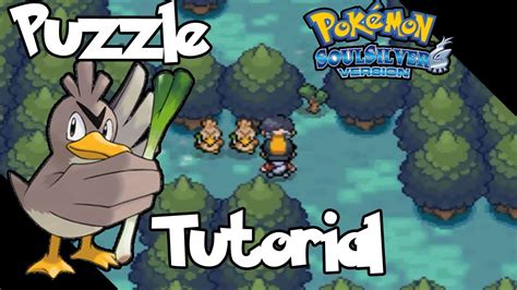 Pokemon Heart Gold Soul Silver Farfetch'd Puzzle .